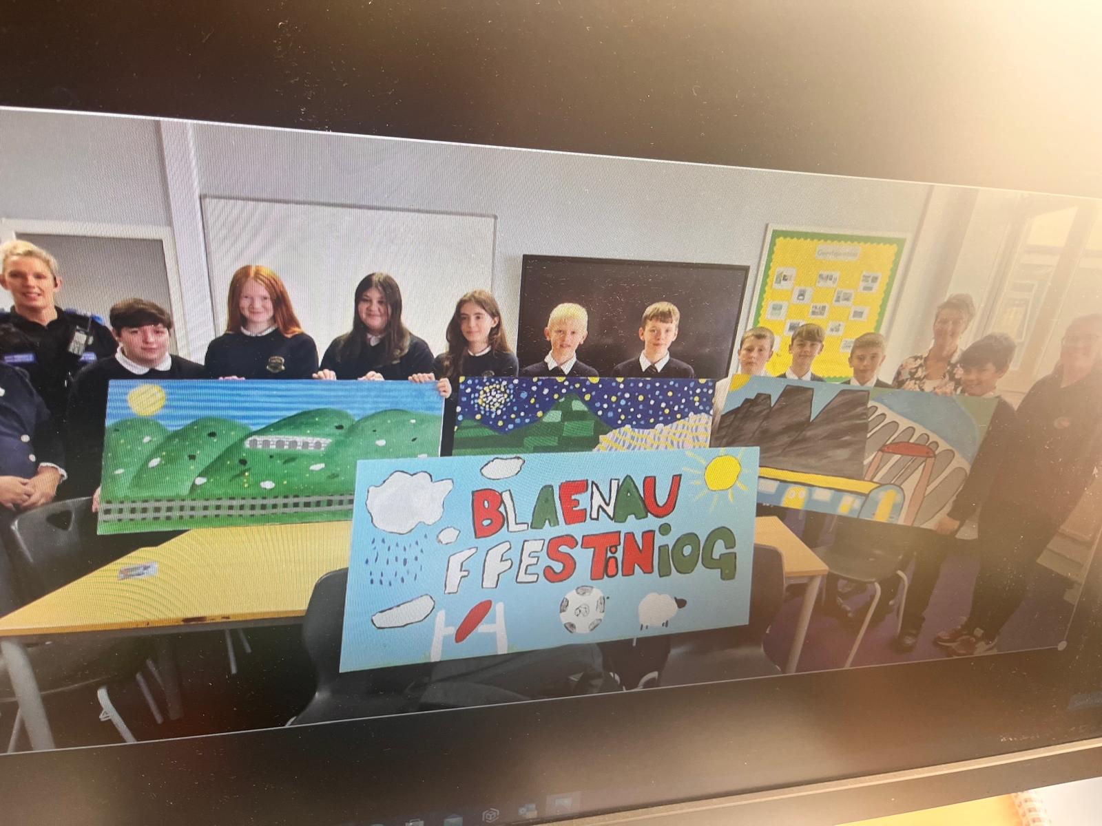 Crimebeat supports Blaenau Ffestiniog Art Project